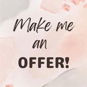 Feel free to make me an offer ❤️ I accept all reasonable offers!